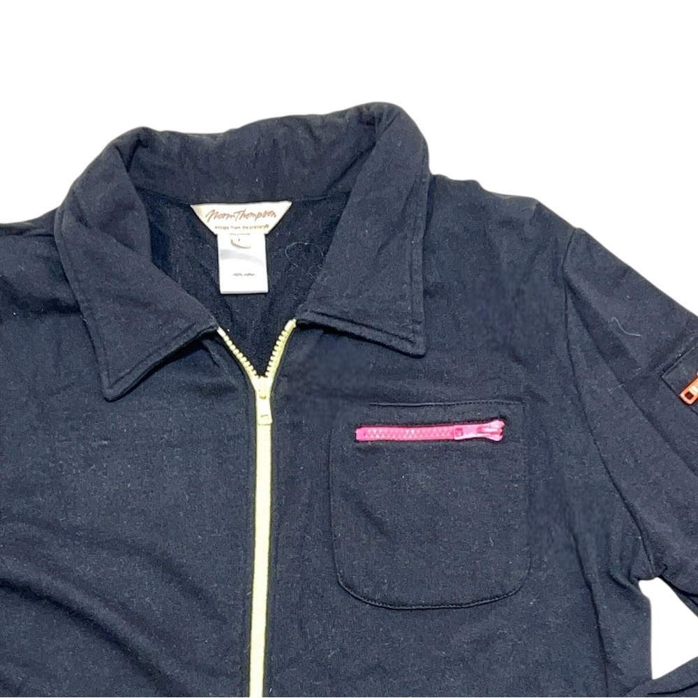 Norm Thompson Women's Vintage Full Zip Sweater Size L - Picture 3 of 5